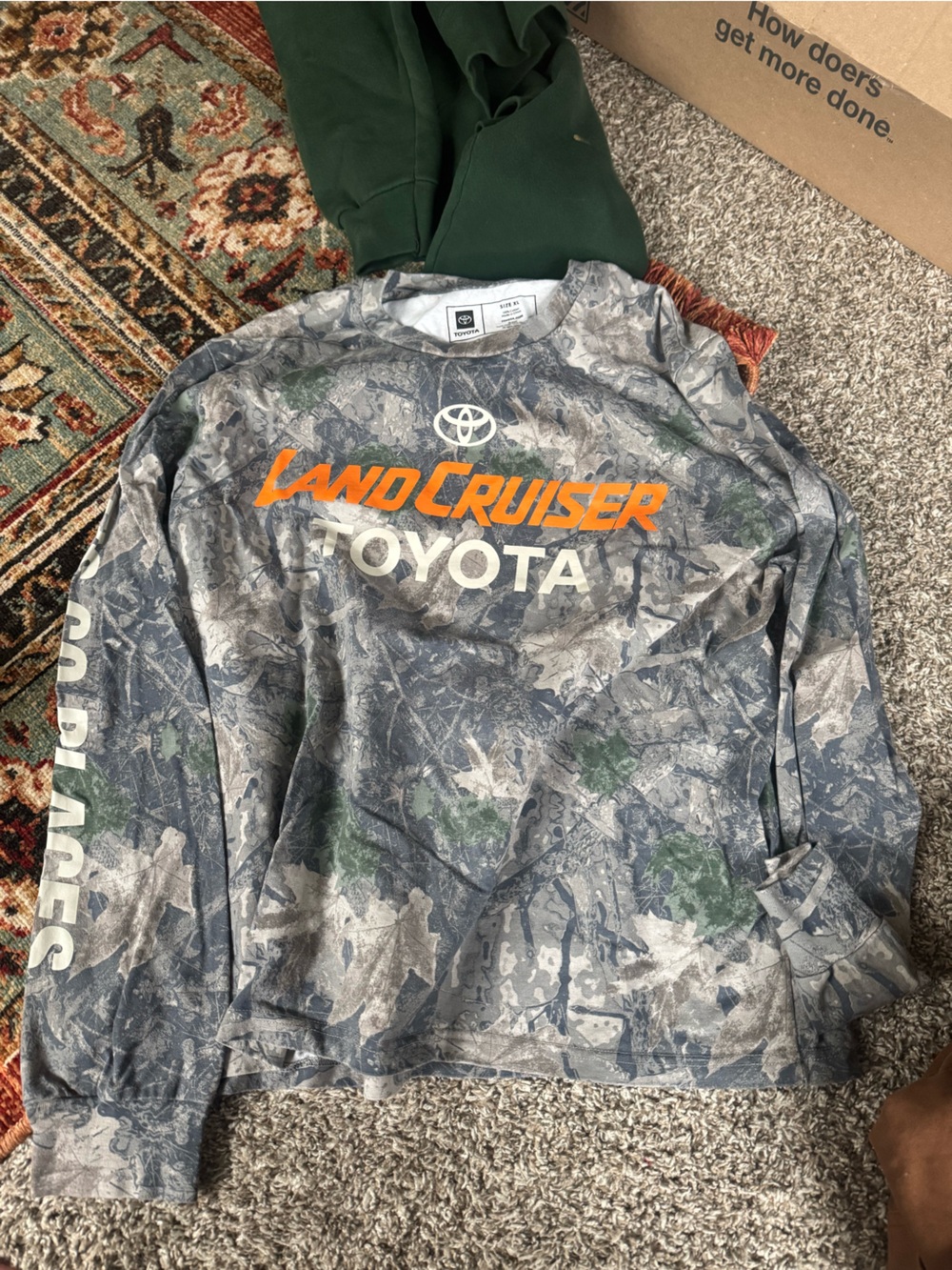 Toyota Land Cruiser Camo Bottoms - Gray/Green